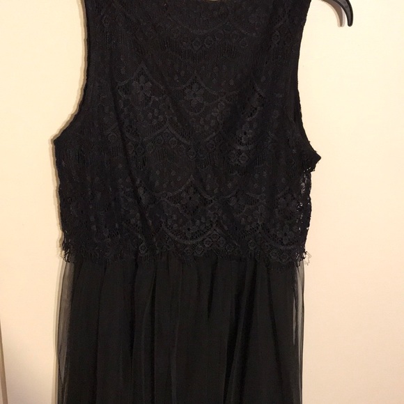 Knit top dress with tulle skirt - Picture 5 of 5